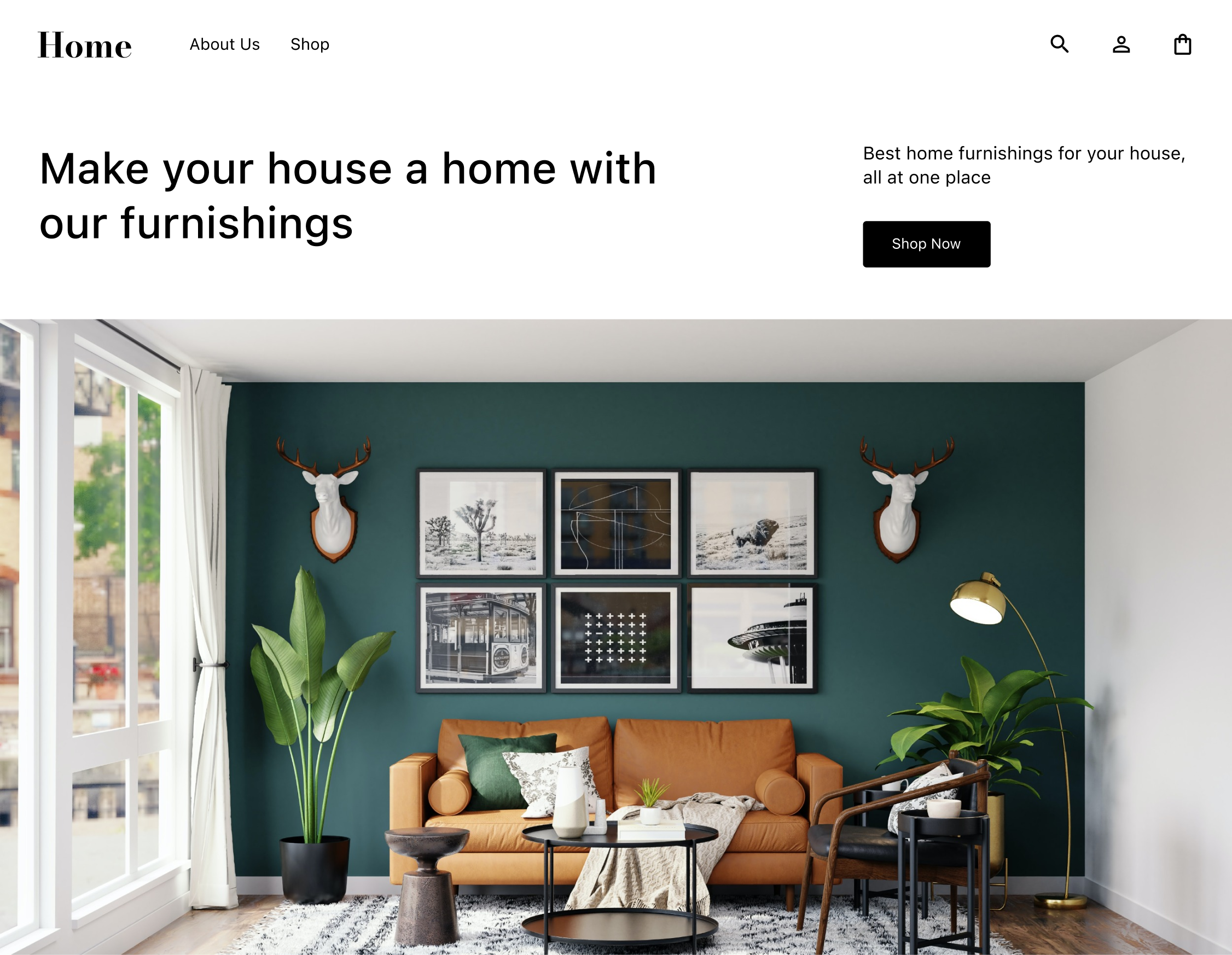 Home Furnishing Store Website Builder Theme 